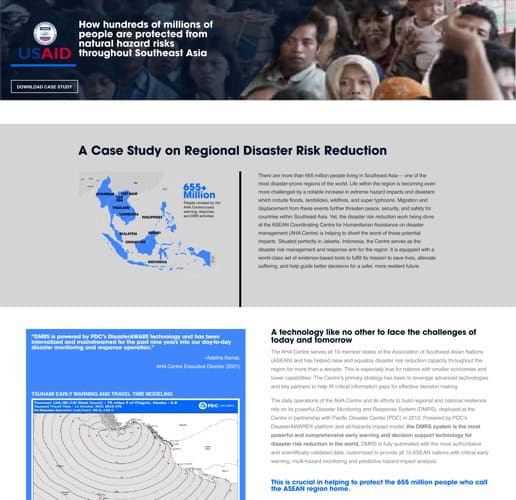 Case Study: How hundreds of millions of people are protected from natural hazard risks throughout Southeast Asia